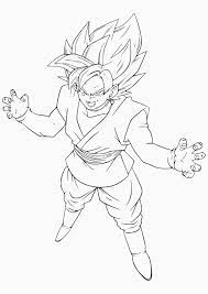 Let them now interact with goku and other characters along with a riot of colors. Dragon Ball Super Coloring Pages Goku Black Coloring And Drawing