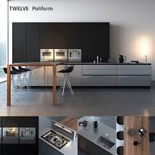 Poliform Varenna Twelve Kitchen 3d Model For Download Cgsouq Com Kitchen Furniture Design Modern Kitchen Furniture Kitchen Models