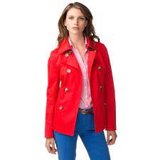 Découvrez dans notre rayon manteau, caban femme un vaste choix d'articles à petit prix ! Caban Tommy Hilfiger Rouge Lili Pour Femme Toujours Au Meilleur P