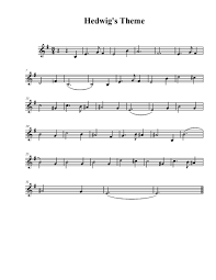 Sheet Music Hedwig S Theme Violin Sheet Music Sheet Music Clarinet Sheet Music