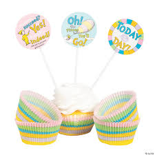 Honor your graduate's milestone with a uniquely designed card. Dr Seuss Oh The Places You Ll Go Cupcake Wrappers With Picks Oriental Trading