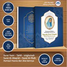 Dalam postingan tersebut, jeanis memasang foto nuril sebagai sampul buku yasin yang memakai hijab cokelat. Buku Yasin Custom Cetak Buku Yasin Sampul Custom Buku Yasin Murah Shopee Indonesia