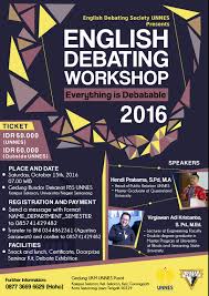 A platform on pillars extending from shore over water: Eds Unnes On Twitter English Debating Workshop Everything Is Debatable Get Your Golden Opportunity To Learn Debate And Public Speaking Unneskonservasi Https T Co 8ba4jf3iu5