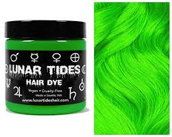 1 tube color cream, 1 application bottle with developer lotion, 1 tube conditioning treatment, 1 pair of gloves, and 1 instruction leaflet. Lunar Tides Hair Dye Aurora Lime Green Semi Permanent Vegan Hair Color 4 Fl Oz 118 Ml Pricepulse