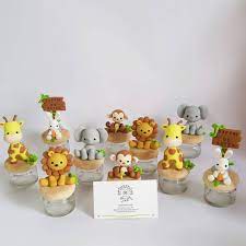 Baby Safari Baby Safari Fiesta Decoracion Recuerdos Souvenir Art Colors Toppers Even Baby Shower Souvenirs Baby Birthday Cakes Festa Safari Baby