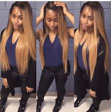 Black And Blonde Weave Hair Www Sishair Com Front Lace Wigs Human Hair Brazilian Straight Hair Weave Straight Weave Hairstyles