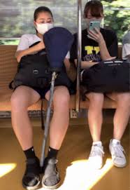 4K] 卑猥すぎる運動部JDの筋肉脚 - 素人盗撮 ピーコレ