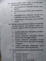 Agama islam yang masuk ke indonesia dengan mudah dapat diterima rakyat hal ini disebabkan karena. Tolong Bantuin Jawab Brainly Co Id