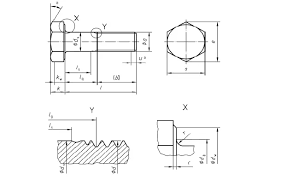 Hex Bolts Dimensions Table Din 933 Din 931 Size Chart