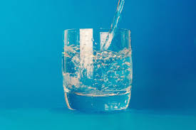 Glass of water for hydration