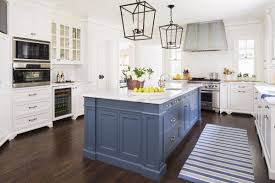 In addition, the reversed, raised center panel on the doors add a blend of strength and character, seasoned with a noticeable charm and elegance. 33 Blue Kitchen Countertops Ideas Blue Kitchens Kitchen Remodel Kitchen Design