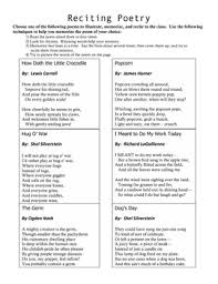 This much shorter poem begins with the same rhyme scheme as the earlier poem. Poetry Recitation Rubric Worksheets Teachers Pay Teachers