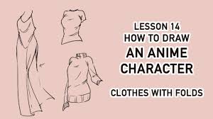 #drawing clothes #drawing clothing #i was trying to figure out what kind of clothes i wanted for my story #i mostly i draw clothes that i like and know. Draw Anime Character Tutorial 14 Clothes With Folds Wrinkles Youtube