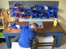 Diy Lego Table Ideas With Loads Of Storage Lego Room Big Lego Lego Station