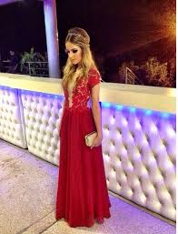 Rojo satín escote de corazón trompeta/sirena cola de barrido vestidos de dama de honor. Vestido Rojo Largo Dresses Cool Outfits Fashion