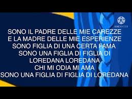 È ritenuta sin dagli anni settanta una delle interpreti più note e poliedriche del panorama musicale italiano. Loredana Berte Figlia Di Testo E Lyrics Sanremo 2021 Chords Chordify