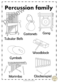 Percussion Instruments Line Puzzles Anastasiya Multimedia Studio Percussion Percussion Instruments Marimba