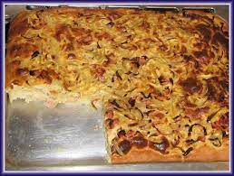 Zwiebelkuchen Nach Oma Art Zwiebelkuchen Zwiebelkuchen Rezept Blech Rezepte