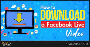 Ini akan membantu mencapai hasil yang sama. Step By Step How To Download A Facebook Live Video Your Own And Someone Else S Kim Garst Marketing Strategies That Work