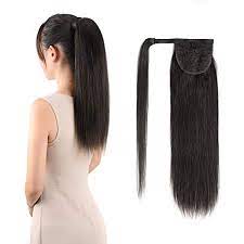 A foot is a unit of length equal to exactly 12 inches or 0.3048 meters. Amazon Com Ponytail Extensions Real Human Hair Clip In 18 Inches 70g Off Black Color Straight Drawstring Warp Around Ponytail Hair Piece Remy Human Hair For Women 18 70g Off Black 1b