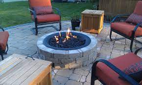 You searched for backyard creations outdoors; Diy Propane Gas Firepit 300 00 Bricks From Menards Firepit Bowl From Home Depot Propane Gas Firepit Ri Fire Pit Seating Fire Pit Decor Fire Pit Furniture