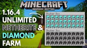 This subreddit is meant for technical minecraft, such as mob farms and automation, not for minecraft tech support. Easy Working Netherite Diamond Farm Minecraft Bedrock 1 16 201 Pe Ps4 Xbox Switch Windows 10 Youtube