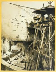 Henrique Alvim Correa S Illustrations For The War Of The Worlds 1906 The Public Domain Review War Of The Worlds Science Fiction Illustration Sci Fi Art