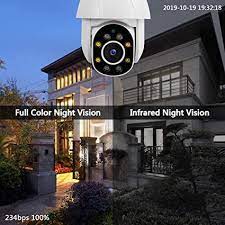 Ptz Dome Security Camera Outdoor Wireless Pan Tilt Ip Camera Security Camera Outdoor Night Vision Security Camera