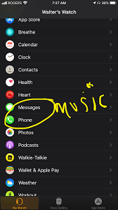 Music App Disappeared From My Apple Watch Apple Community