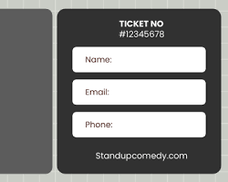 Image of Tickets to a StandUp Comedy Show
