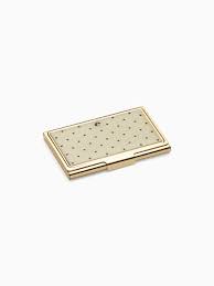 Slim enough to fit in your tiniest bag, functional enough to hold your i.d. Kate Spade Down To Business Card Holder Katespade Kate Spade Business Card Holders Business Card Case