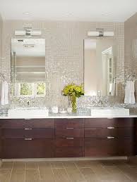 Learn about backsplashes and their uses, as well as the different kind of materials and types of installation for your kitchen and bathroom. Iridescent Mosaic Glass Tile Backsplash Home Decor Beautiful Bathrooms Tile Backsplash Bathroom