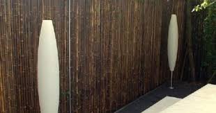 Cloture En Bambou Noir Naturel Dotu 2 50xh2m Canisse En Bambou Cloture Bambou Palissade Jardin Cloture Jardin