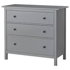 Hemnes Commode 3 Tiroirs Gris Ikea Hemnes Mobilier De Chambre A Coucher Caisson A Tiroirs