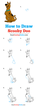 Glue the legs to the body first the back legs, then the front paws 5. How To Draw Scooby Doo Really Easy Drawing Tutorial