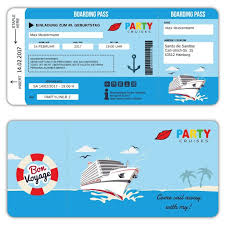 Maybe you would like to learn more about one of these? Einladung Als Kreuzfahrtschiff Ticket Boardkarte Bordkarte Einladungen Einladungskarten Geburtstag