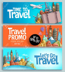 Your travel banner stock images are ready. Travel Banner Set Vector Template Design With Travel And Tour Royalty Free Cliparts Vectors And Stock Illustration Image 104245683