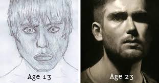 Artists Are Re Drawing Their Old Work To Show How Much They Ve Improved Art Challenge Drawing Challenge Online Art