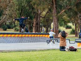 Kwinana Outdoor Youth Space Perth Australia Convic Skate Skatepark Landscapearchitecture Australia Pe Scarborough Beach Playground Design Urban Beach
