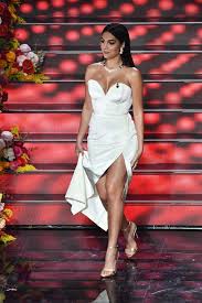 The spectacular golden balloon decorations helps set the festive mood! Georgina Rodriguez Hawtcelebs