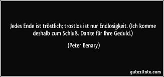 In german, it's considered good manners to thank the other party for the nice/pleasant phone call. Jedes Ende Ist Trostlich Trostlos Ist Nur Endlosigkeit Ich