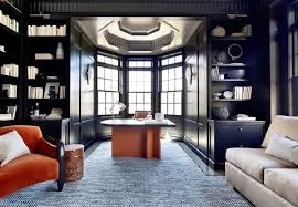 This office is also equipped with a lounge bar, for a conversation in a relaxed and comfortable, with the nuances of the elegant and glamorous. Home Office Trends 2020 Latest Designs In Home Offices