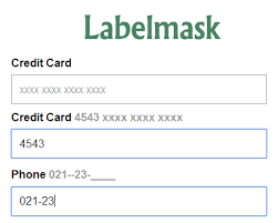 Labelmask Alternative To Input Masks Jquery Input Mask Format Inputmask Label Alternative Jquery Mask