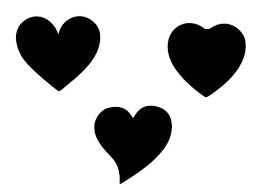 Free Three Heart Shape Silhouette For This Valentine S Day 2014 Heart Valentine Silhouette Silhouette Free Silhouette Illustration Heart Vector Design