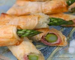Spear fruit on skewers in any order you wish, using a firm fruit at the tip to hold fruit in place. Big Bold Beautiful Food Laura S Phyllo Asparagus Spears Beautiful Food Asparagus Recipe Phyllo