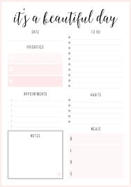 There are ten different styles of weekly planners from which to choose. Printable Daily Planner Templates Free In Wordexcelpdf Led Template Full Day Preschool Schedule Detailed