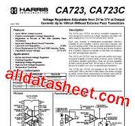 CA723C Datasheet(PDF) - Harris Corporation