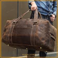 Túi Trống Nam Da Bò Thật Cở Lớn | Hội An Leather