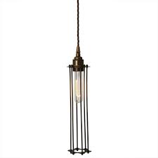 A ceiling shade that can be fixed to an existing pendant without an electrician. Mullan Lighting Mlp403satbrs Ideas4lighting