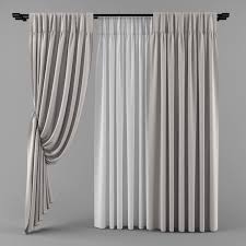 3d Curtains Blinds 3d Model Curtains Curtains With Blinds Stylish Curtains